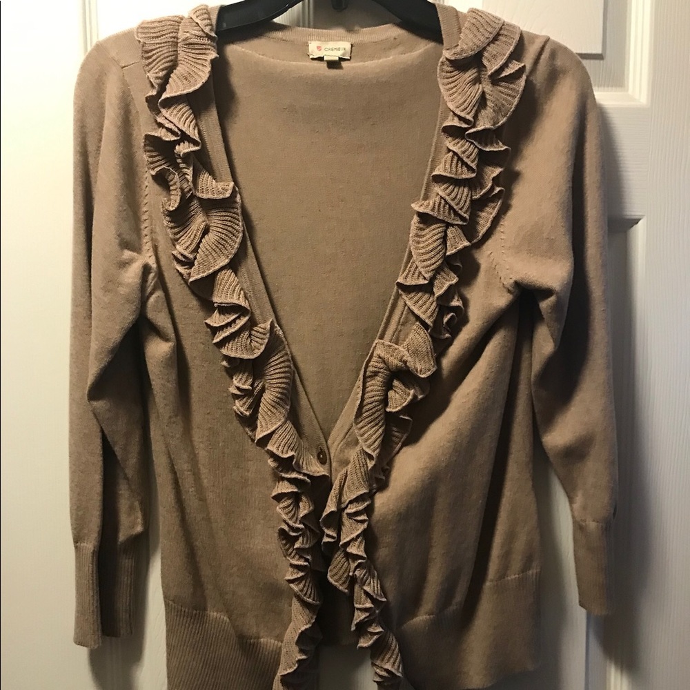 Cremieux front open cardigan